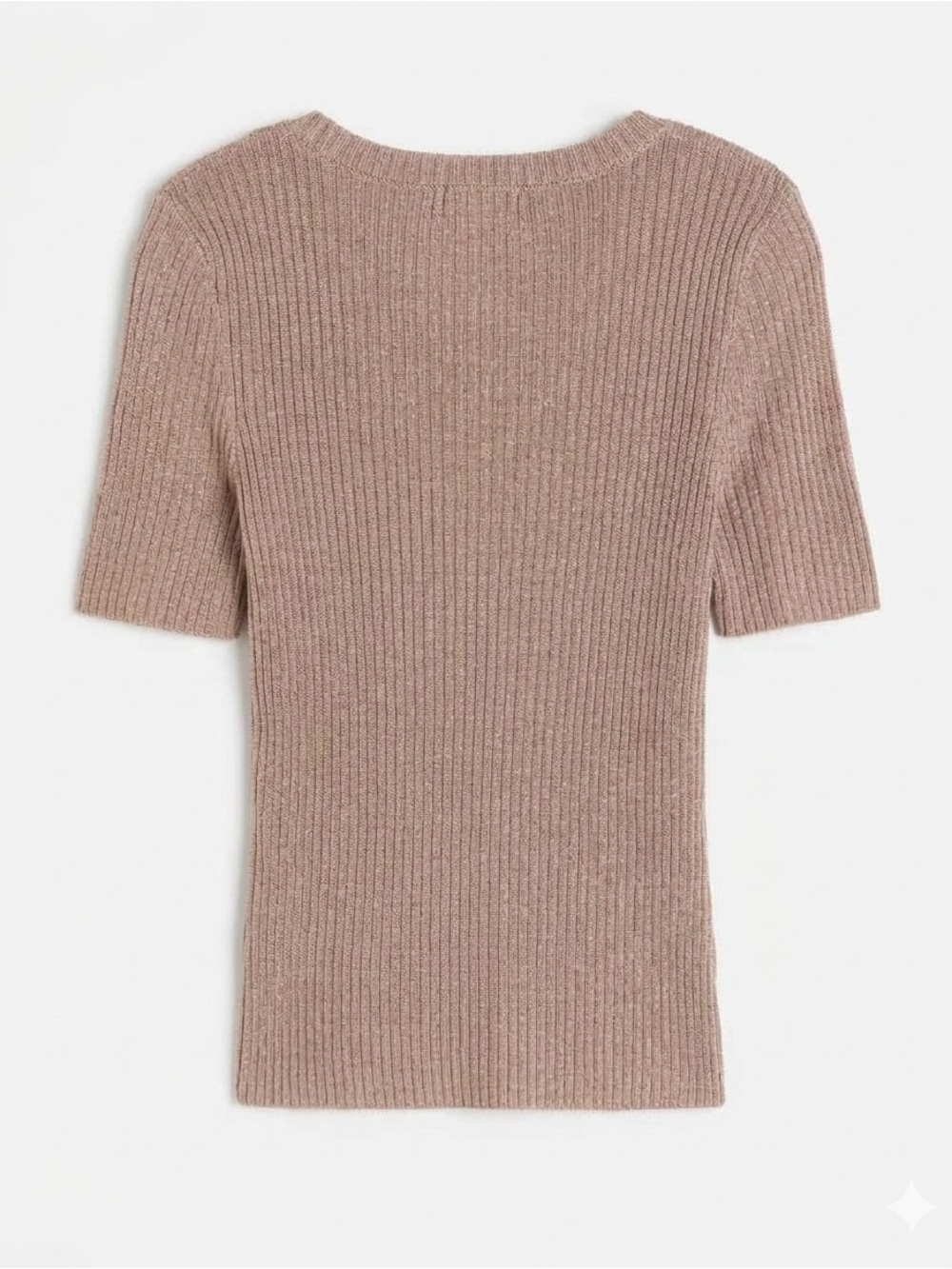 Metallic Rib-Knit Top - Picture 2 of 4